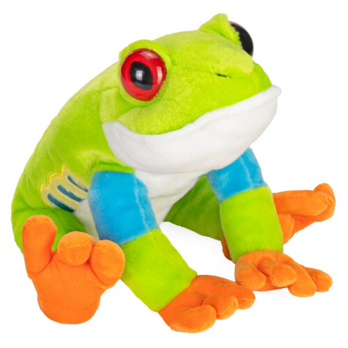 Peluche rana arborícola de ojos rojos Cuddlekins de Wild Republic de 30 cm